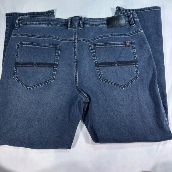 Buffalo‎ Jeans Mens 38x30 Blue Denim Axel Slim Stretch Straight Leg David Bitton - Picture 8 of 9